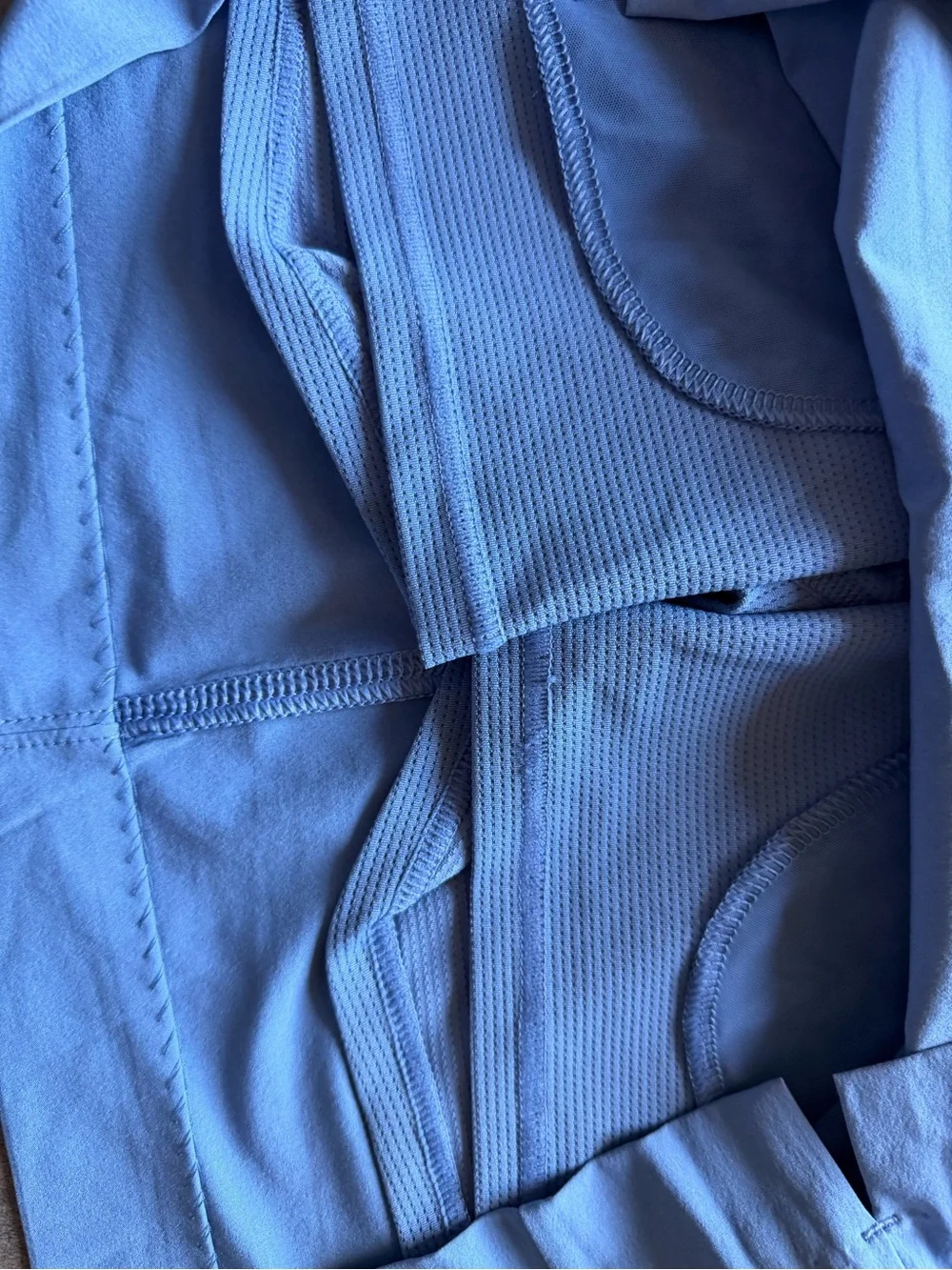 Athleta Light Blue Athletic Skort with Zip Pockets - Picture 6 of 16